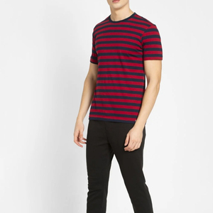 เสื้อยืดคอกลมสำหรับผู้ชายเสื้อยืดฟิตเนสสีทึบระบายอากาศได้ดี - Product Image 3