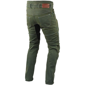 Jeans de course de protection blindés CE niveau 1 gris pour hommes avec panneaux extensibles Protecteurs amovibles Respirant et séchage rapide - Product Image 4