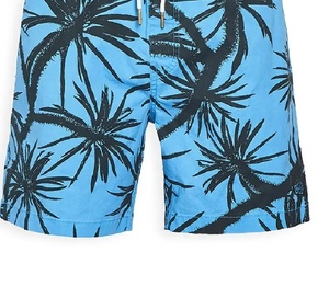 Barato ligero poliéster sublimación Floral corto cintura alta cadera bolsillo hombres Popular High Street Gym secado rápido hombres corto - Product Image 4