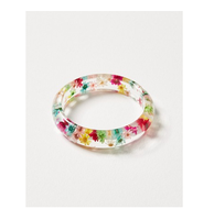 Pengiriman cepat gelang Resin dibuat dengan Resin alami kustom Resin warna-warni perhiasan gelang wanita produk terlaris