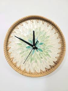 Horloge murale coque 12 pouces unique, silencieuse sans tic-tac, décor à la maison moderne pour salon cuisine chambre - Product Image 5