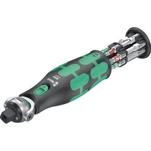 Jeu de clés à douilles de poche Zyklop 8009, 19 pièces, 3/8'' + 1/4'', 72 dents, tournevis promotionnels WERA Premium - Product Image 5