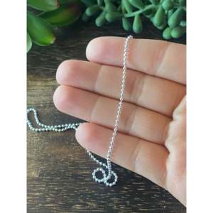 Collier en argent sterling fait main du sud-ouest avec perles de 1,8 mm - Product Image 5