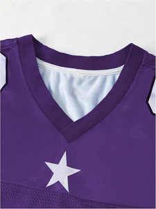 Camiseta de Fútbol Retro Americana Personalizada al por Mayor 2025, Camiseta Deportiva de Malla Cuadrada de Alta Calidad con Sublimación - Product Image 2