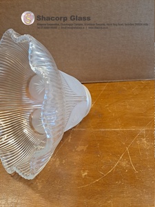 Pantallas de lámpara de vidrio prismático Vintage - Product Image 4