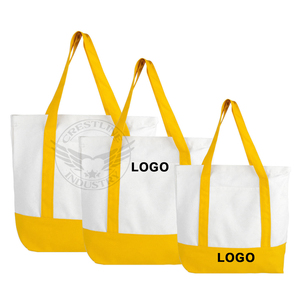Custom Brand Logo Custom Printed Blank Sublimation Nylon Tote <b>Bag</b> with Pocket Color Handle Travel Shopping Four Seasons Use - Product Image 3
