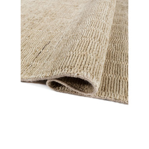 Alfombra de Lana Tejida a Mano Contour Gold, Grande, con Rayas y Patrón Oriental, Estilo Boho, para Dormitorio, Sala de Estar, para Adolescentes-HWL-444 - Product Image 2