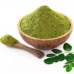 Polvo de extracto de hierbas de hoja de Moringa de grado alimenticio a granel al por mayor con proteínas y vitaminas para usos saludables - Product Image 1