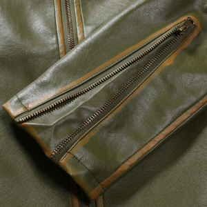 Novedad de 2025, chaquetas profesionales de cuero para hombre, gran oferta, piel de vaca de manga larga de alta calidad, Cuero 100% para hombre - Product Image 5