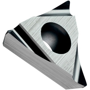 Inserto de Torneado Indexable ISO TPGX 090202FR-JZTT010, Diámetro del Orificio 2.5mm, Gris, Paquete de 10, para Herramientas de Torneado - Product Image 1