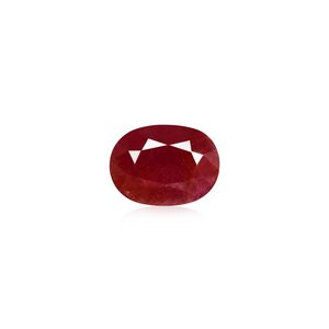 Pierre précieuse facettée Chuni de 5,44 carats, taille coussin, en péridot rouge, grenat et améthyste jaune, créée en laboratoire - Product Image 1