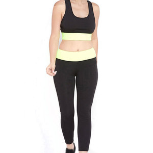Nouvelle conception, prix raisonnable, ensembles de yoga respirants pour femmes, ensembles de yoga sans couture, séchage rapide, légers, pour femmes - Product Image 1