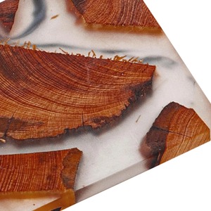 Sous-verres élégants en résine de rivière en bois naturel Tapis et coussinets abordables pour tasses chaudes et verres froids ajoutant du charme aux espaces de vie - Product Image 6