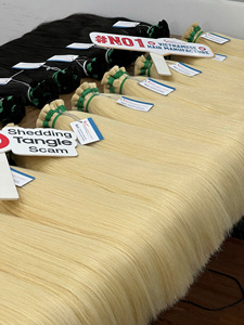 Hot Trend Natural Straight Bulk Hair Cabello humano vietnamita Todas las pulgadas Color de moda Sin enredos Sin desprendimiento ¡Envío ahora! - Product Image 5