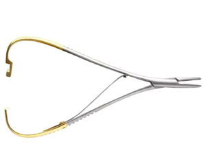 Mathieu ที่ใส่เข็มแบบแมนนวลทำจากเหล็กคุณภาพสูง T.C. สำหรับงานผ่าตัดด้วยมือแบบมาตรฐานต่างๆ - Product Image 4