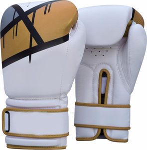 Guantes de Boxeo Ajustables de Piel Sintética de Primera Calidad, Etiquetas Privadas Aceptables, Guantes de Entrenamiento Deportivo para Boxeo - Product Image 3