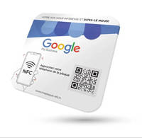 Étiquette de menu RFID NFC en PVC époxy acrylique de forme carrée ou ronde, 13,56 MHz, N213 N215, pour restaurant