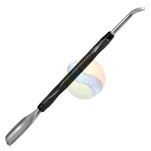 Empujador de Cutículas de Acero Inoxidable de Doble Extremo Premium, Herramienta de Belleza con Logotipo Personalizado, Empujador de Cutículas Profesional de Acero Inoxidable - Product Image 1