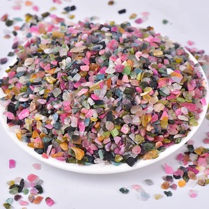 Natural Multi-Tourmaline Gemstone <b>Chips</b> Undrilled Freeform Nuggets for DIY Jewelry Making Bulk Lot of Loose Raw <b>Crystal</b> <b>Chips</b> - Product Image 1