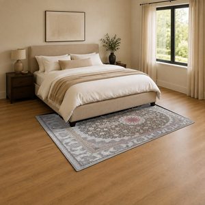 Tapis chenille antidérapant RUGS DEPOT LXDP-0919, multicolore, neutre, traditionnel, oriental, imprimé numériquement, lavable en machine, vente en gros - Product Image 3