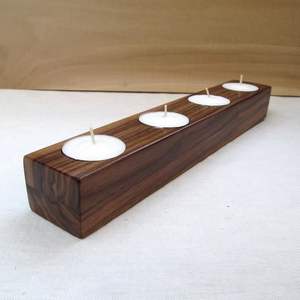 Juego de Portavelas de Madera |   Acabado de Alta Calidad |   Pedidos al por Mayor - Product Image 1