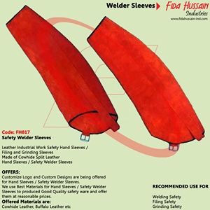 Guantes de Trabajo Industriales de Cuero de Alta Calidad, Guantes de Soldador de Cuero Vacuno para Trabajos de Pulido - Product Image 6