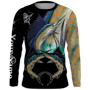 Camisetas de Pesca de Manga Larga para Hombre Adulto, Secado Rápido, Personalizadas, Impresión Digital de Alta Calidad, Protección Solar UPF 50, Antibacterianas y Transpirables - Product Image 3