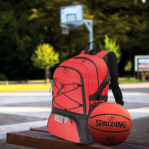 Sac à dos de basket-ball tout-en-un avec porte-ballon séparé, compartiment à chaussures ventilé et poche d'hydratation pour les athlètes - Product Image 6