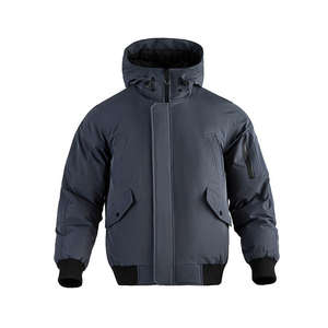 Mens Outdoor Jacket | <b>Water</b> Resistant Windproof Quilted Lightweight Puffer | Solid <b>Color</b> Breathable Hiking Sportswear - Product Image 5