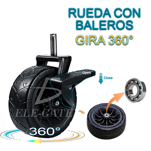 Carrello Pieghevole per Esterni e Fai-da-Te con Capacità di Carico di 80 kg e Cuscinetti Integrati - Product Image 6