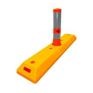 ปุ่มแบ่งเลนจราจรขนาด 100x45 ซม. พร้อมตัวแบ่งเขตเตือนการจราจร - Product Image 1