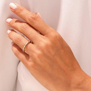 <b>Boho</b> Style Classical <b>Ring</b> Jewelry for Women Silver Jewelry 925 Sterling Silver White Topaz Gemstone Handmade <b>Ring</b> Gift for Love - Product Image 5