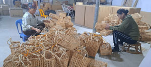 Vgreen Élégant Accueil Organisation Panier À Linge À La Main Seagrass Armure Jacinthe D'eau Caractéristiques Poignées Confortables Fournies - Product Image 5