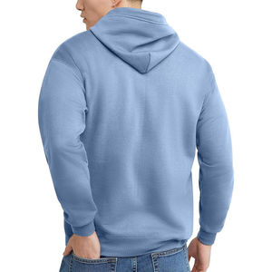 Sweat à capuche à fermeture éclair pour hommes de qualité supérieure coupe écologique sweats à capuche en coton mélangé avec logo personnalisé pour vêtements de sport et vêtements décontractés fournisseur OEM - Product Image 6