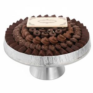 Bol de service cannelé moderne en acier inoxydable, design unique, bol à chocolat argenté pour la maison, la cuisine, vaisselle décorative, fournisseur - Product Image 2