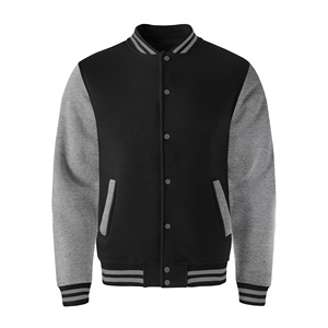 Chaqueta de algodón de primera calidad, 270g, tipo manta, para hombre, estilo universitario, venta al por mayor, chaquetas universitarias cortas - Product Image 1