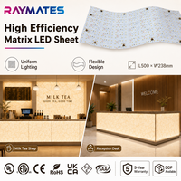 Feuille LED souple à rétroéclairage ultra-lumineux UL ETL pour comptoir en marbre, panneau LED flexible découpable