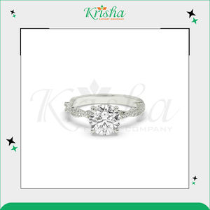 Anillos de Diseño Elegante con Diamantes Cultivados en Laboratorio y Naturales al 100%, Color Blanco DEF, Claridad VVS/VS, Fabricados en India, Más Vendidos - Product Image 3