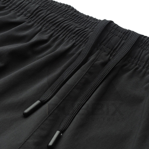 Shorts de sport pour hommes en coton de qualité supérieure fabriqués au Pakistan, avec cordon de serrage, logo personnalisé, motif uni, respirant et à séchage rapide - Product Image 4
