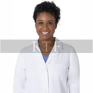 Venta caliente Blanco Hospital Enfermera Scrubs Diseño de moda Bata de laboratorio-Uniformes impermeables de calidad premium por Raw to Fine - Product Image 2