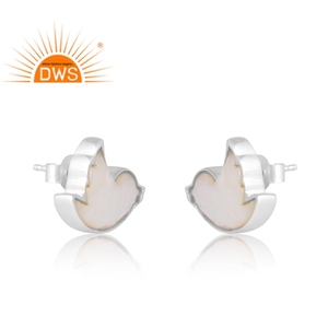 Best Selling 925 Sterling <b>Silver</b> Natural Mother Of <b>Pearl</b> Gemstone <b>Earring</b> Custom Jewelry For Women Gift For Her - Product Image 3