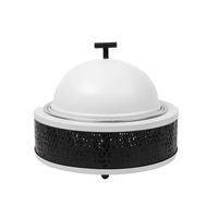 Casserole en acier inoxydable classique, durable, isolée, antiadhésive, écologique, fabriquée à la main, avec couvercle en bois, 28 cm