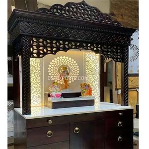 ไม้สักขัดเงาสีดำแบบทันสมัยดีไซน์ไม้ขนาดใหญ่ของตกแต่งไม้สักโบราณสีดำ - Product Image 1