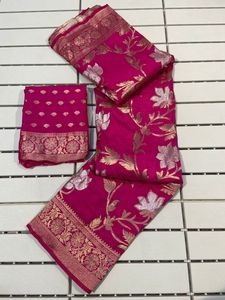 Nueva colección Sari de seda Georgette estampado ligero tradicional para el verano y la moda diaria disponible en Perices mayoristas - Product Image 5