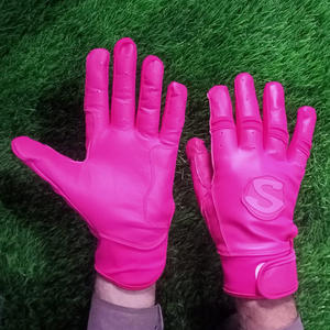 Personalizado tamaño adulto béisbol Softball lanzador guantes de bateo transpirable cuero de vaca Cabretta cuero diestro antideslizante rápido - Product Image 6