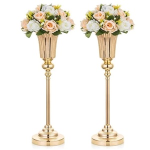 <b>Top</b> Quality Flower Vases Metal Vases Luxury Gold Finishing Modern Hot Selling Fashionable for Home Decoration - Product Image 5