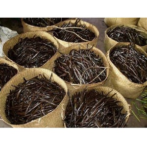 Black Dried <b>Vanilla</b> <b>Beans</b> - 15-20 Cm Length, 30-32% Moisture Content | Strong Aromatic, Black Oily, Good Taste, No Mould - Product Image 2