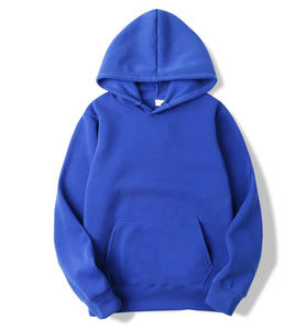 Vente chaude Hommes À Capuche Automne Hiver Personnalisé Solide Couleur Hoodies Street Wear Tricoté Tenue Décontractée Hommes bases coton mélangé - Product Image 3