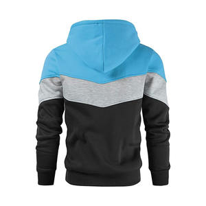 Sudaderas Deportivas para Hombre, 80% Algodón, 20% Poliéster, 350 GSM, Talla Americana, Bloques de Color, Logotipo de Chenilla - Product Image 2