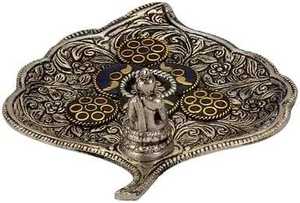 Soporte decorativo para incienso de Metal blanco Lord Ganesha elegante decoración espiritual para el hogar - Product Image 5